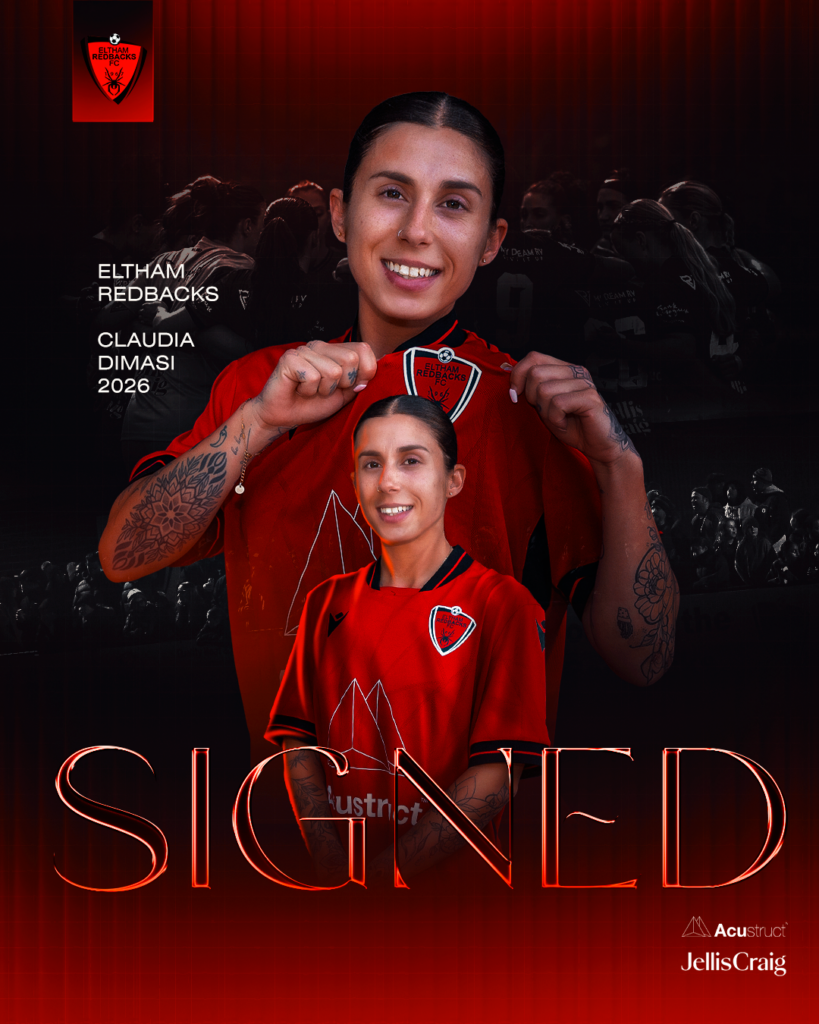 Redbacks Women Sign Midfield Dynamo Claudia Dimasi eltham singeddimasi