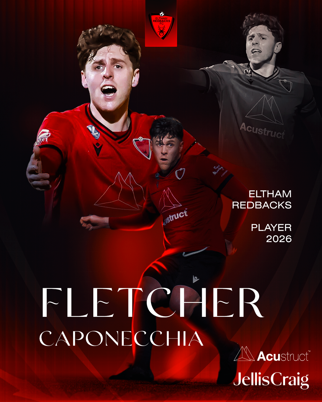 Redbeacks Caponecchia Re-Signs for 2026 - Eltham Redbacks FC
