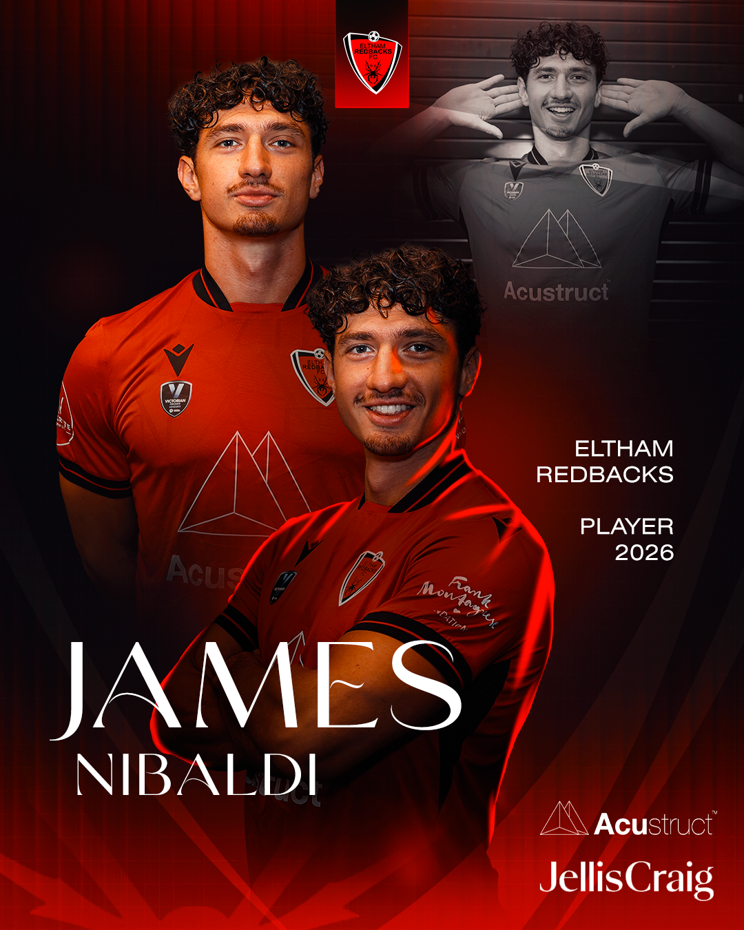 Redbeacks Club Stalwart James Nibaldi Re-Signs For 2026 - Eltham Redbacks FC