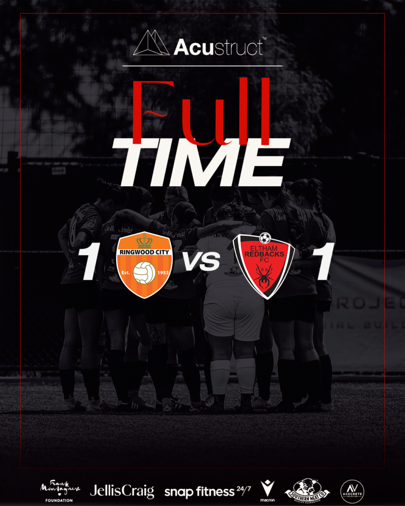 Jellis Craig Women's Match Report: A Point at Ringwood, and the Lead at the Top Cut to Four redbacks women result