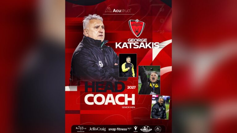 George Katsakis, Eltham Redbacks Senior Men's Head Coach for 2027